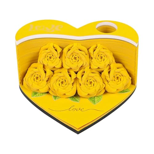 Rose 3D Künstlerischer Notizblock Rose Lesezeichen nicht klebrige Blätter Papier Bürozubehör Desktop Schreibwaren Notizen Design Notizblock 3D Memo für DIY Rose Artsy Notes für Blöcke 3D Papier Rose 3D Künstlerischer Notizblock Rose Lesezeichen nicht klebrige Blätter Papier Bürozubehör Desktop Schreibwaren Notizen Design Notizblock 3D Memo für DIY Rose Artsy Notes für Blöcke 3D Papier von kkiuop