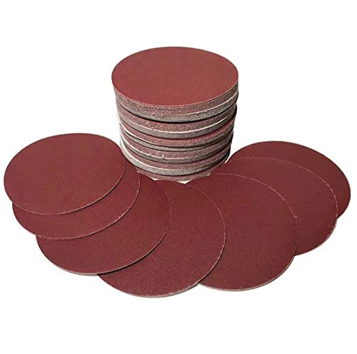 120x Profi-Schleifscheiben │ OHNE Loch │ Ø 125 mm │ KORN WÄHLBAR │ für Exzenterschleifer │ Schleifblätter │ Schleifpapier │ Marke: klebemeister.eu (P100)… von klebemeister