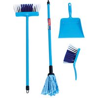 klein Kinder-Putzset Wischmoppset Vileda 6796 blau , 4 St. von klein