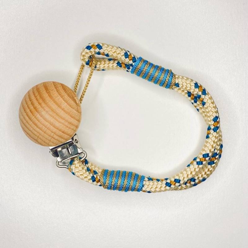 Schnullerkette Ohne Namen Junge Mädchen Bunt Farbwahl, Schnullerband, Schnullerclip, Schnullerhalter, Geschenk Baby Geburt von kleineralsdreiShop
