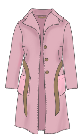 Mantel und Jacke mit Revers von kleinerspatz