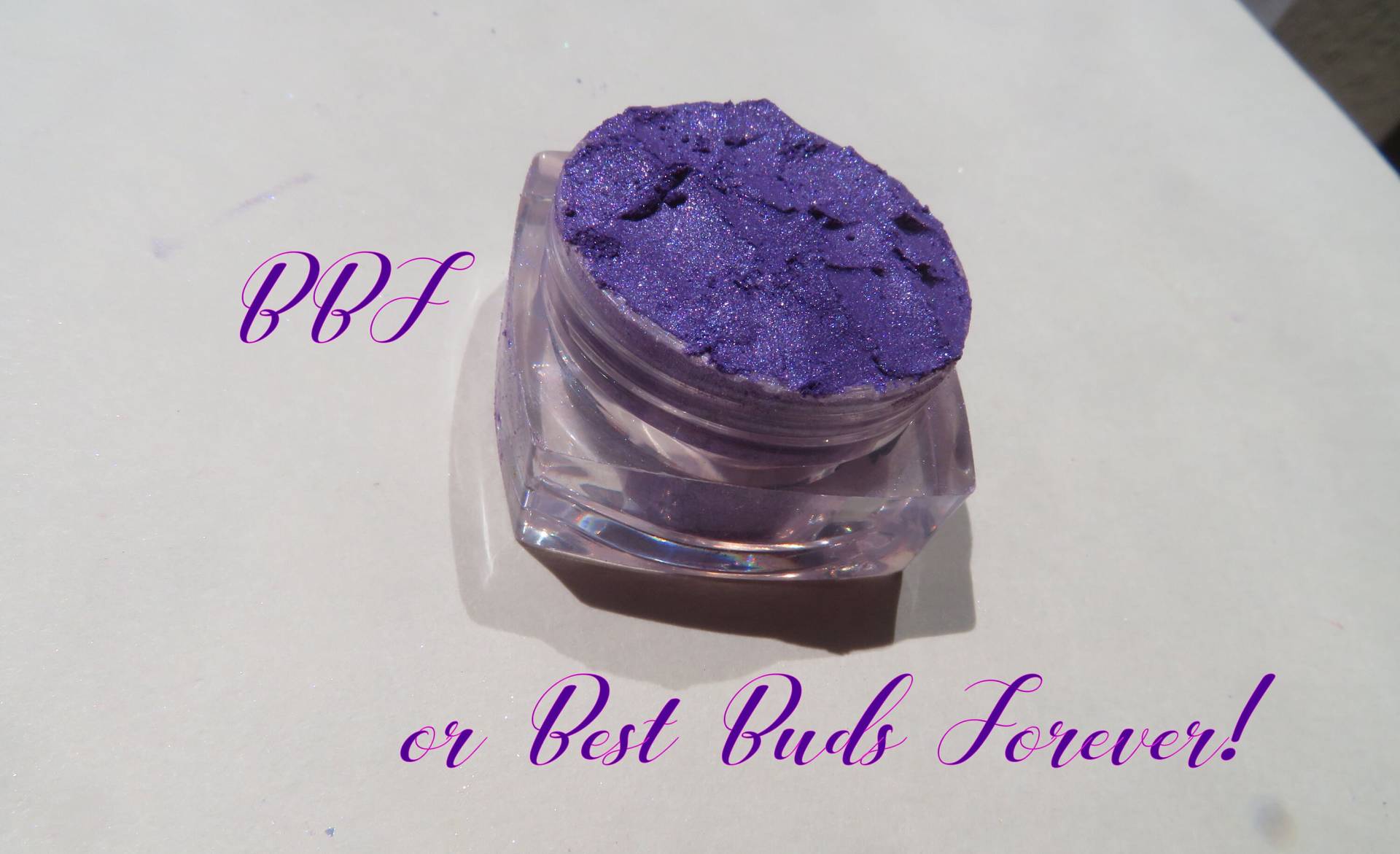 Bbf - Heller Purpur-Blau Schimmernder Mineral-Lidschatten, Lose Pigment-Trauerei, Veganer Mineral-Lidschatten von kmms