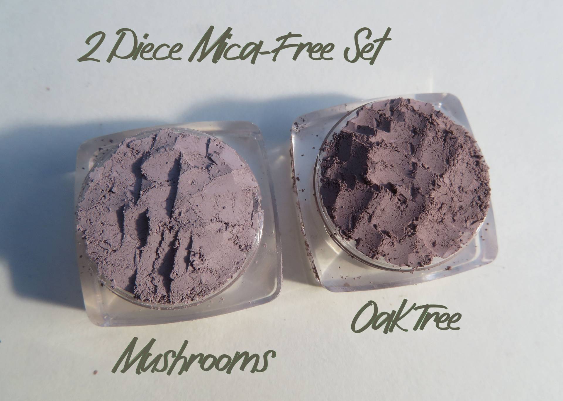 Mica-Free Light Matte Brown Lidschatten 2 Stück Set, Vegan, Eiche & Pilze, Lose Puder, Vegan Eye Shadow Geschenk Set Mica-Free Light Matte Brown Lidschatten 2 Stück Set, Vegan, Eiche & Pilze, Lose Puder, Vegan Eye Shadow Geschenk Set von kmms