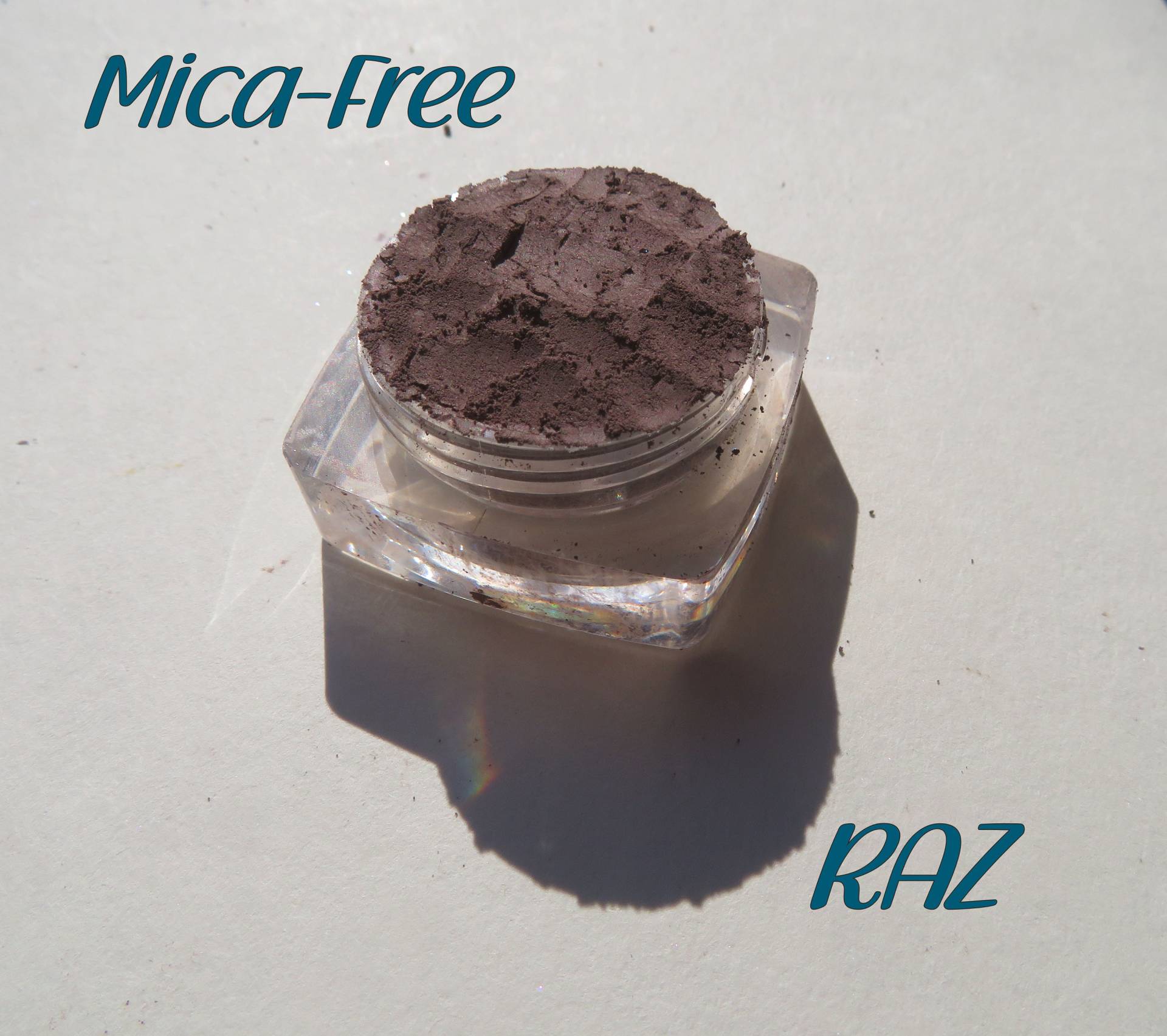 Raz - Mica-Free Matte Dark Brown Mineral Lidschatten, Lose Pigmente, Vegan Cruelty-Free, Make Up Lidschatten von kmms