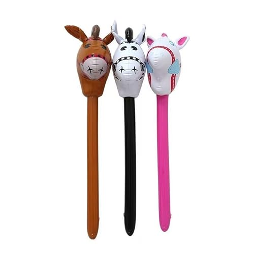 kodivenj Aufblasbares Pferd, Hobby-Pferd, Ballonstäbe, Rosa, Schwarz, Braun, interessantes Design, einfach zu bedienen, geeignet für die Dekoration von Geburtstagsfeiern, Pony-Partys, Karneval kodivenj Aufblasbares Pferd, Hobby-Pferd, Ballonstäbe, Rosa, Schwarz, Braun, interessantes Design, einfach zu bedienen, geeignet für die Dekoration von Geburtstagsfeiern, Pony-Partys, Karneval von kodivenj
