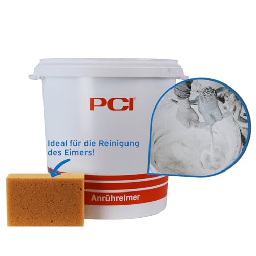 1x PCI Anrühreimer 30 Liter, inklusive 1x kör4u Schwamm, zum Anrühren von Fliesenkleber Fugenmörtel Spachtelmasse 1x PCI Anrühreimer 30 Liter, inklusive 1x kör4u Schwamm, zum Anrühren von Fliesenkleber Fugenmörtel Spachtelmasse von kör4u