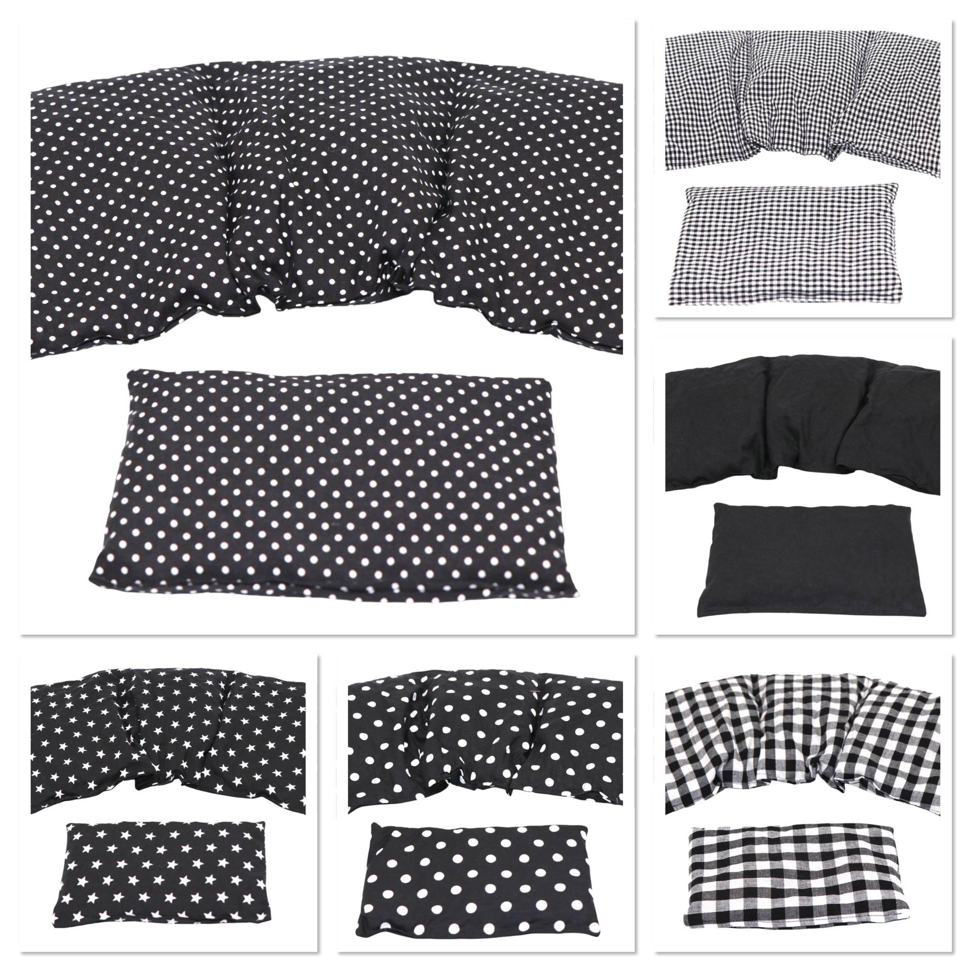 2 Er Set 3 Kammer 36 X 17 cm " Schwarz Kl. Punkte Kirschkernkissen Körnerkissen Wärmekissen Xxl Weizen Raps Dinkelkissen 2 Er Set 3 Kammer 36 X 17 cm " Schwarz Kl. Punkte Kirschkernkissen Körnerkissen Wärmekissen Xxl Weizen Raps Dinkelkissen von koernerkissen