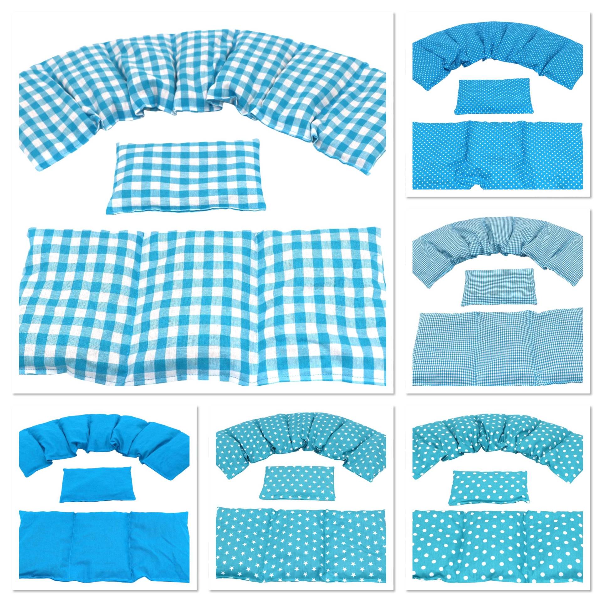 3 Er Set " 6 Designs "7 Kammer 66 X17 cm Türkis Sterne Kirschkernkissen Körnerkissen Wärmekissen Xxl Weizen Dinkel Raps Trauben 3 Er Set " 6 Designs "7 Kammer 66 X17 cm Türkis Sterne Kirschkernkissen Körnerkissen Wärmekissen Xxl Weizen Dinkel Raps Trauben von koernerkissen