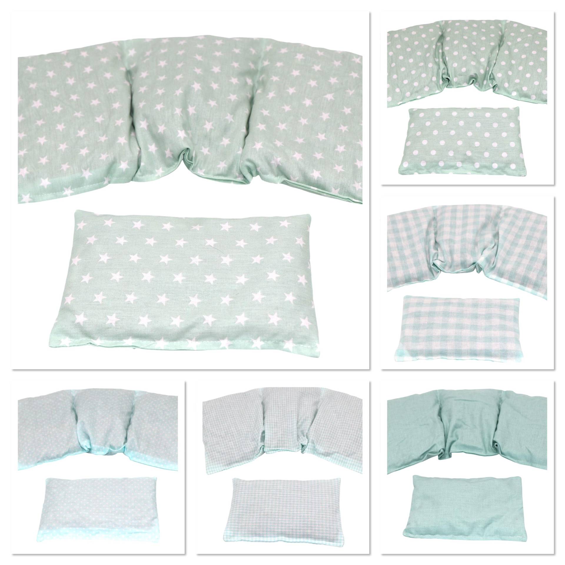 6 Designs 3 Kammer 2 Er Set 36 X 17 cm " Mint Sterne Kirschkernkissen Körnerkissen Wärmekissen Xxl Weizen Dinkel Raps Dinkelkissen 6 Designs 3 Kammer 2 Er Set 36 X 17 cm " Mint Sterne Kirschkernkissen Körnerkissen Wärmekissen Xxl Weizen Dinkel Raps Dinkelkissen von koernerkissen