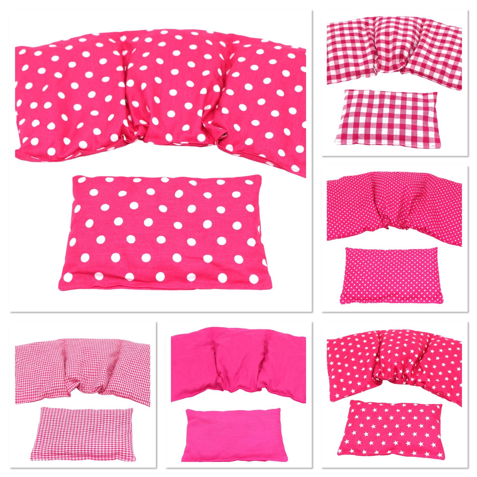 6 Designs 3 Kammer 2 Er Set 36 X 17 cm " Pink Punkte Kirschkernkissen Körnerkissen Wärmekissen Xxl Weizen Dinkel Raps Trauben Kälte 6 Designs 3 Kammer 2 Er Set 36 X 17 cm " Pink Punkte Kirschkernkissen Körnerkissen Wärmekissen Xxl Weizen Dinkel Raps Trauben Kälte von koernerkissen