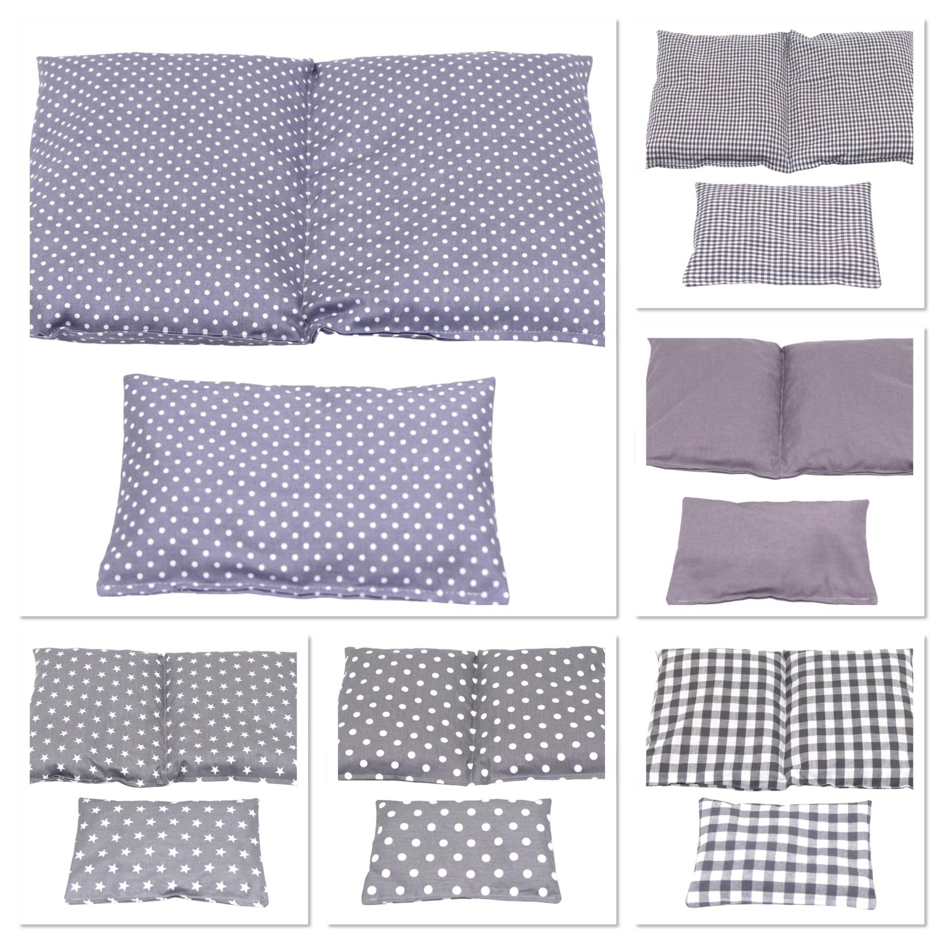 6 Designs 600 Gr. 2 Er Set 30 X 20 cm " Grau Kl. Punkte Kammer Kirschkernkissen Körnerkissen Wärmekissen Xxl Weizen Dinkelkissen 6 Designs 600 Gr. 2 Er Set 30 X 20 cm " Grau Kl. Punkte Kammer Kirschkernkissen Körnerkissen Wärmekissen Xxl Weizen Dinkelkissen von koernerkissen