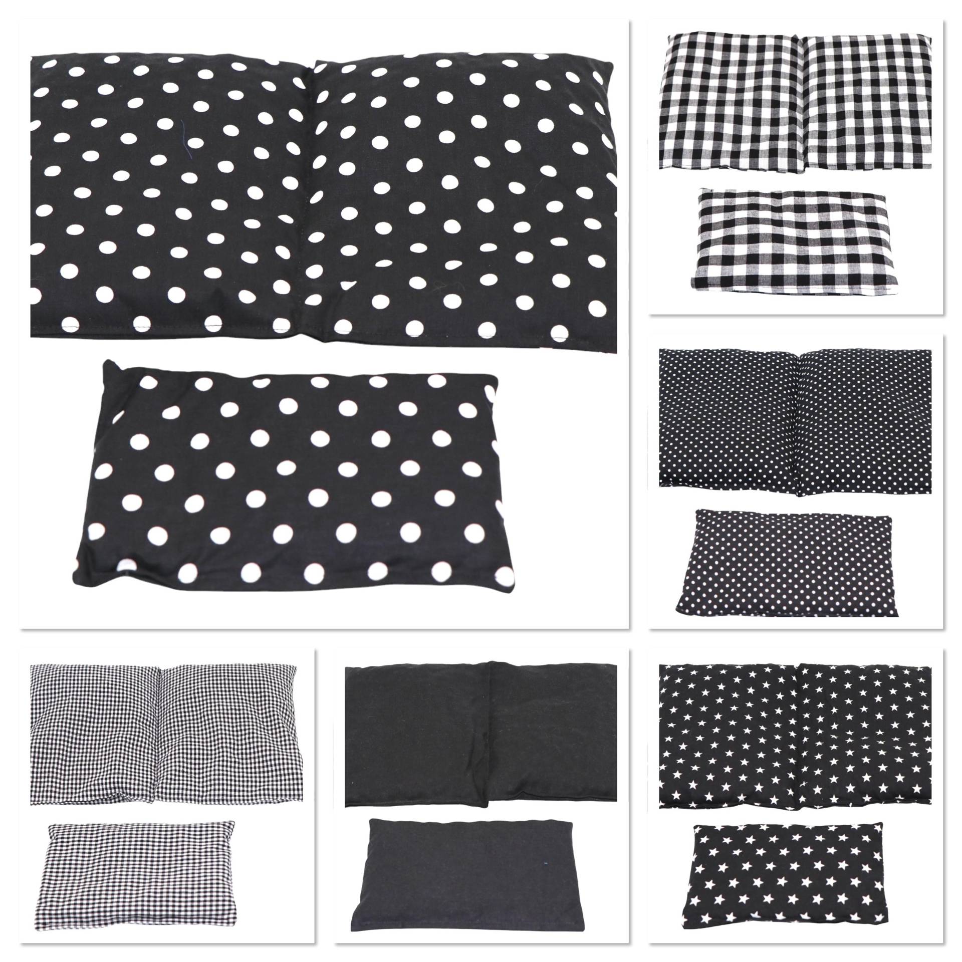 6 Designs 600 Gr. 2 Er Set 30 X 20 cm " Schwarz Punkte Kammer Kirschkernkissen Körnerkissen Wärmekissen Xxl Weizen Dinkelkissen 6 Designs 600 Gr. 2 Er Set 30 X 20 cm " Schwarz Punkte Kammer Kirschkernkissen Körnerkissen Wärmekissen Xxl Weizen Dinkelkissen von koernerkissen