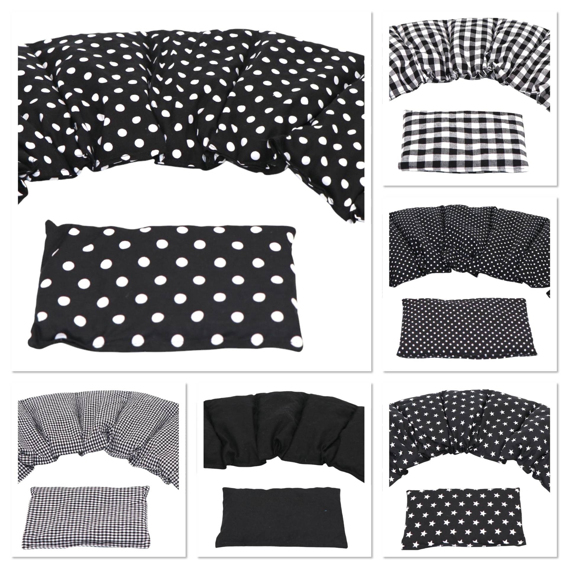 6 Designs 7 Kammer 2 Er Set 67 X 17 cm " Schwarz Punkte Kirschkernkissen Körnerkissen Wärmekissen Xxl Weizen Dinkel Raps Dinkelkissen 6 Designs 7 Kammer 2 Er Set 67 X 17 cm " Schwarz Punkte Kirschkernkissen Körnerkissen Wärmekissen Xxl Weizen Dinkel Raps Dinkelkissen von koernerkissen