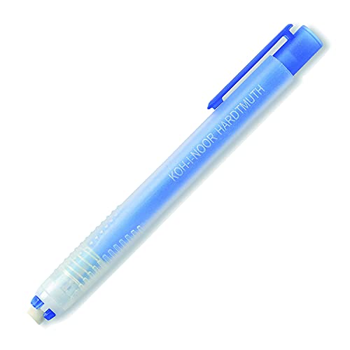 Koh I Noor Radierer/Stift in Stiftform 12,5 cm Lang 1 Stück, farblich sortiert, Farbe kann nicht gewählt werden von Koh-I-Noor