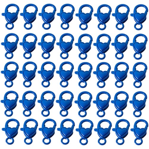 kokdid 40 Stück mehrfarbige Herz-Karabinerverschlüsse, Zubehör für Schlüsselanhänger, Halsketten, Armbänder, Schmuckherstellung, Zubehör für den täglichen Gebrauch kokdid 40 Stück mehrfarbige Herz-Karabinerverschlüsse, Zubehör für Schlüsselanhänger, Halsketten, Armbänder, Schmuckherstellung, Zubehör für den täglichen Gebrauch von kokdid