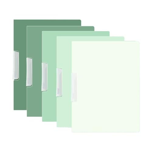 kokdid Aktenordner, Berichtshüllen-Set, 50 Blatt Kapazität, Ordner, Papierschutz, Aktenordner mit seitlicher Öffnung, 5 Stück kokdid Aktenordner, Berichtshüllen-Set, 50 Blatt Kapazität, Ordner, Papierschutz, Aktenordner mit seitlicher Öffnung, 5 Stück von kokdid