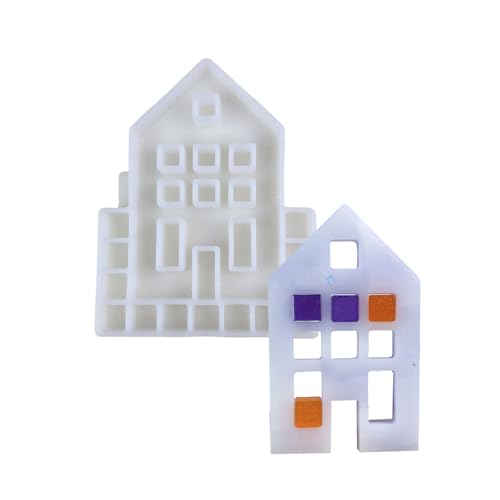 kokdid Modisches Haus, stabiles Silikon-Schlüsselanhänger-Set, Bastelbedarf, Epoxidharz, Buchstaben-Anhänger zum Personalisieren von Schmuck kokdid Modisches Haus, stabiles Silikon-Schlüsselanhänger-Set, Bastelbedarf, Epoxidharz, Buchstaben-Anhänger zum Personalisieren von Schmuck von kokdid