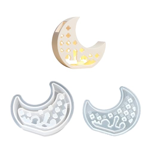 kokdid Modisches Haus, stabiles Silikon-Schlüsselanhänger-Set, Bastelbedarf, Epoxidharz, Buchstaben-Anhänger zum Personalisieren von Schmuck von kokdid