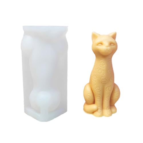 kokdid Niedliche Mehrzweck-Silikonform mit 3D-Katzen, tragbar, für Kunstharzhandwerk und Gipsfiguren, Heimdekoration kokdid Niedliche Mehrzweck-Silikonform mit 3D-Katzen, tragbar, für Kunstharzhandwerk und Gipsfiguren, Heimdekoration von kokdid