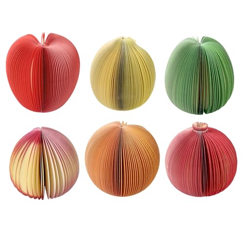 kokdid Obst-Notizblöcke, 750 Blatt, Haftnotizen, Papier, Taschennotizpapier, Obstform, Notizblöcke, Taschen-Schreibblock für Büro, Schule kokdid Obst-Notizblöcke, 750 Blatt, Haftnotizen, Papier, Taschennotizpapier, Obstform, Notizblöcke, Taschen-Schreibblock für Büro, Schule von kokdid