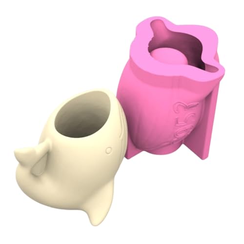 kokdid Pflanzgefäß-Silikonform, handgefertigt, Beton-Vase, Gießform, Walform, für die Herstellung von Harz, Epoxidharz, Handwerk, Stifthalter von kokdid