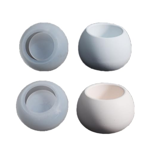 kokdid Praktische Blumentöpfe, stabile Silikonform, Zement, Gips, Bastelzubehör für Garten und Innendekoration von kokdid