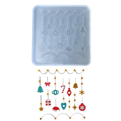kokdid Praktische Silikon-Form für Weihnachtszubehör, einzigartige Epoxidharz-Schmuckherstellung, Formen für Bastel-Enthusiasten kokdid Praktische Silikon-Form für Weihnachtszubehör, einzigartige Epoxidharz-Schmuckherstellung, Formen für Bastel-Enthusiasten von kokdid
