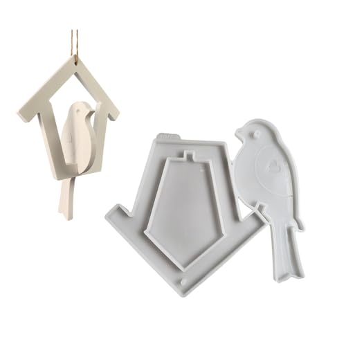 kokdid Robuste Mehrzweck-Silikonformen, Zubehör für Weihnachts-Bastelbedarf, runde Anhänger, Epoxidharz, Ornamentherstellung von kokdid