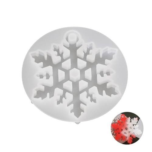 kokdid Schmuck-Epoxidharz-Silikon-Schneeflocken-Formen für Ohrringe, Halsketten, Anhänger, Harzgussformen zum Basteln kokdid Schmuck-Epoxidharz-Silikon-Schneeflocken-Formen für Ohrringe, Halsketten, Anhänger, Harzgussformen zum Basteln von kokdid