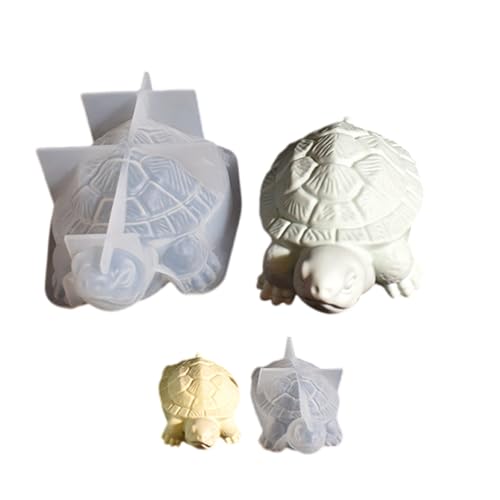 kokdid Silikonform-Set, Motiv: Schildkröten, stabile Materialien, ideal zum Basteln und für Heimdekorationsprojekte, 2 Stück von kokdid