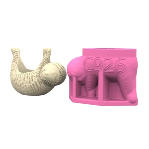 kokdid Silikonform für Pflanzgefäße, Faultierform, handgefertigt, Beton, Topfform, Silikon, Bastelform, geeignet für Epoxidharz kokdid Silikonform für Pflanzgefäße, Faultierform, handgefertigt, Beton, Topfform, Silikon, Bastelform, geeignet für Epoxidharz von kokdid