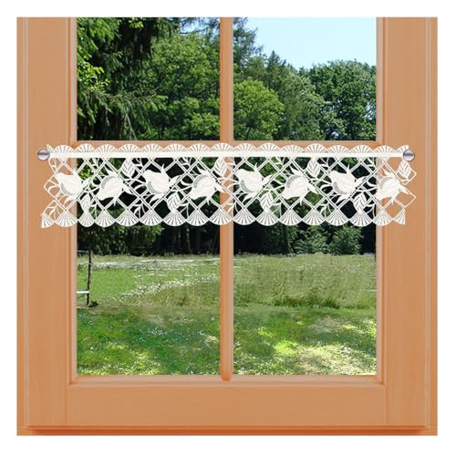 Feenhaus-Spitzenkante Rose Anja traditionelle Vogtländische Spitze in natur | Feenhaus-Scheibengardine mit Blüten-Ranken | Landhaus-Kurzgardine aus filigraner Stickerei | Höhe x Breite 13 x 64 cm Feenhaus-Spitzenkante Rose Anja traditionelle Vogtländische Spitze in natur | Feenhaus-Scheibengardine mit Blüten-Ranken | Landhaus-Kurzgardine aus filigraner Stickerei | Höhe x Breite 13 x 64 cm von kollektion MT