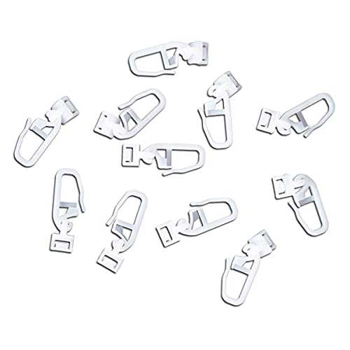 Gardi klick-Gleiter mit Faltenhaken in weiß für Innenlauf-Gardinenschiene 3,2 bis 4 mm von kollektion MT