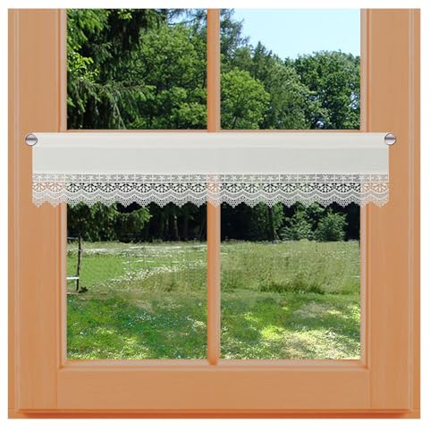 Landhaus-Scheibengardine Inkas Vogtländische Spitze Scheibenhänger mit Stickereikante Kurzgardine in Natur | klassisch-zarte Spitzengardine | gestickte Ornamente Panneaux Höhe x Breite 16 x 67 cm Landhaus-Scheibengardine Inkas Vogtländische Spitze Scheibenhänger mit Stickereikante Kurzgardine in Natur | klassisch-zarte Spitzengardine | gestickte Ornamente Panneaux Höhe x Breite 16 x 67 cm von kollektion MT