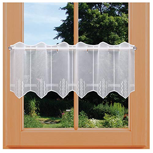 kollektion MT Kurzgardine Caroline in weiß modern bestickte Scheibengardine aus Vogtländischer Spitze 30 x 96 cm kollektion MT Kurzgardine Caroline in weiß modern bestickte Scheibengardine aus Vogtländischer Spitze 30 x 96 cm von kollektion MT