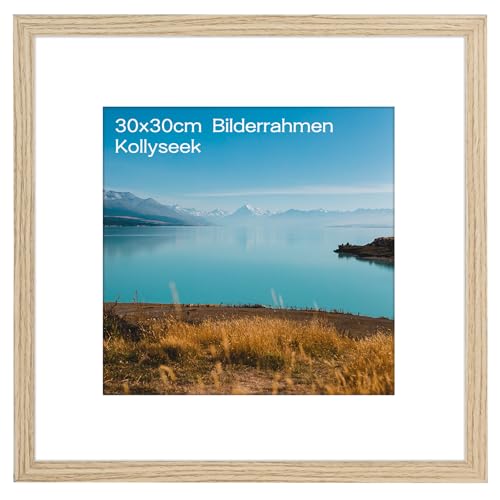 kollyseek Bilderrahmen 30x30 cm aus MDF und Acrylglas-holz Bilderrahmen holz,zum Aufhängen & Aufstellen, Wohnzimmer zum Stellen und Hängen,holz Dekorahmen holz kollyseek Bilderrahmen 30x30 cm aus MDF und Acrylglas-holz Bilderrahmen holz,zum Aufhängen & Aufstellen, Wohnzimmer zum Stellen und Hängen,holz Dekorahmen holz von kollyseek