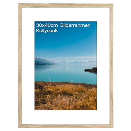kollyseek Bilderrahmen 30x40 cm aus MDF und Acrylglas-holz Bilderrahmen holz,zum Aufhängen & Aufstellen, Wohnzimmer zum Stellen und Hängen, holz Dekorahmen holz kollyseek Bilderrahmen 30x40 cm aus MDF und Acrylglas-holz Bilderrahmen holz,zum Aufhängen & Aufstellen, Wohnzimmer zum Stellen und Hängen, holz Dekorahmen holz von kollyseek