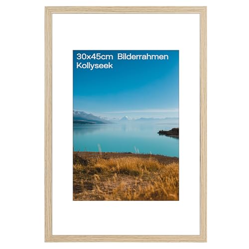 kollyseek Bilderrahmen 30x45 cm aus MDF und Acrylglas-Holz Bilderrahmen holz,zum Aufhängen & Aufstellen, Wohnzimmer zum Stellen und Hängen, holz Dekorahmen holz kollyseek Bilderrahmen 30x45 cm aus MDF und Acrylglas-Holz Bilderrahmen holz,zum Aufhängen & Aufstellen, Wohnzimmer zum Stellen und Hängen, holz Dekorahmen holz von kollyseek
