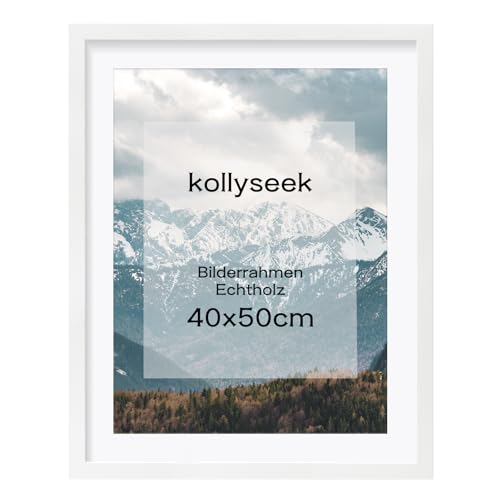 kollyseek Bilderrahmen 40x50cm Weiß Echtholz mit Passepartout Pine Holz Rahmen mit Bruchsicherem Acrylglas Kieferholz Fotorahmen schwarz bilderrahmen picture frame kollyseek Bilderrahmen 40x50cm Weiß Echtholz mit Passepartout Pine Holz Rahmen mit Bruchsicherem Acrylglas Kieferholz Fotorahmen schwarz bilderrahmen picture frame von kollyseek