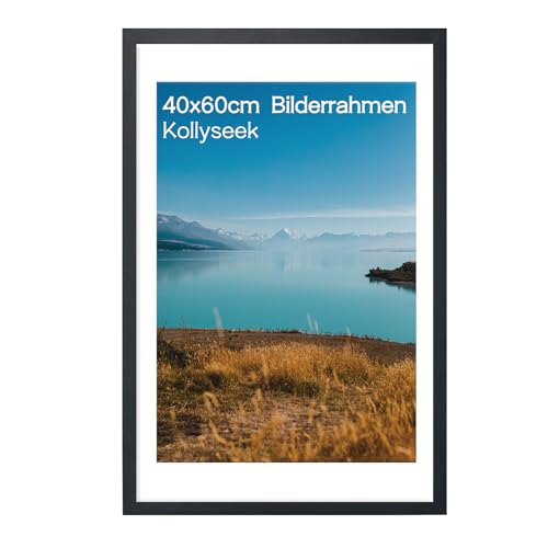 kollyseek Bilderrahmen 40x60 cm aus MDF und Acrylglas Schwarz Bilderrahmen holz,zum Aufhängen & Aufstellen, Wohnzimmer zum Stellen und Hängen, Schwarz Dekorahmen kollyseek Bilderrahmen 40x60 cm aus MDF und Acrylglas Schwarz Bilderrahmen holz,zum Aufhängen & Aufstellen, Wohnzimmer zum Stellen und Hängen, Schwarz Dekorahmen von kollyseek