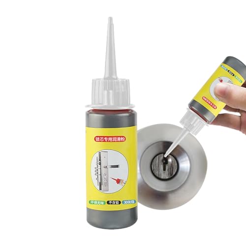 Graphitspray Für Schlösser - Schmiermittel Für Türschlösser | Graphitpulver Trockenschmierung Schmierstoff | Schlossöl Schmiermittel Für Schlüssel, Türführungen, Autoschlösser, Türschlossscharniere Graphitspray Für Schlösser - Schmiermittel Für Türschlösser | Graphitpulver Trockenschmierung Schmierstoff | Schlossöl Schmiermittel Für Schlüssel, Türführungen, Autoschlösser, Türschlossscharniere von komsoup