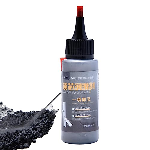 komsoup Graphitspray Für Schlösser, Graphitpulver Trockenschmierung Schmierstoff, Schlossöl Schmiermittel Für Türverriegelungskern komsoup Graphitspray Für Schlösser, Graphitpulver Trockenschmierung Schmierstoff, Schlossöl Schmiermittel Für Türverriegelungskern von komsoup
