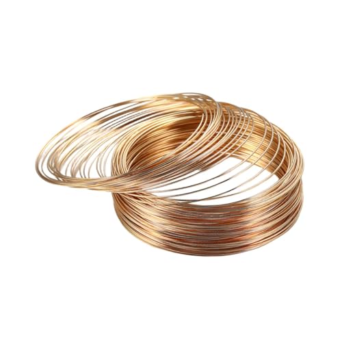 kowaku 100 -fache Schleifendrahtarmbänder Schmuckdrähte Speicherdrahtarmbänder für DIY -Handwerksherstellung, Gold kowaku 100 -fache Schleifendrahtarmbänder Schmuckdrähte Speicherdrahtarmbänder für DIY -Handwerksherstellung, Gold von kowaku