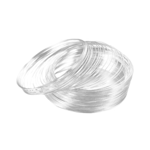 kowaku 100 -fache Schleifendrahtarmbänder Schmuckdrähte Speicherdrahtarmbänder für DIY -Handwerksherstellung, Silber kowaku 100 -fache Schleifendrahtarmbänder Schmuckdrähte Speicherdrahtarmbänder für DIY -Handwerksherstellung, Silber von kowaku