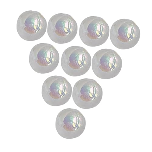 kowaku 10pcs 16mm Acrylperlen Weitanwendung Halskette Craft Ornament Telefonkettenzubehör, Weiß kowaku 10pcs 16mm Acrylperlen Weitanwendung Halskette Craft Ornament Telefonkettenzubehör, Weiß von kowaku