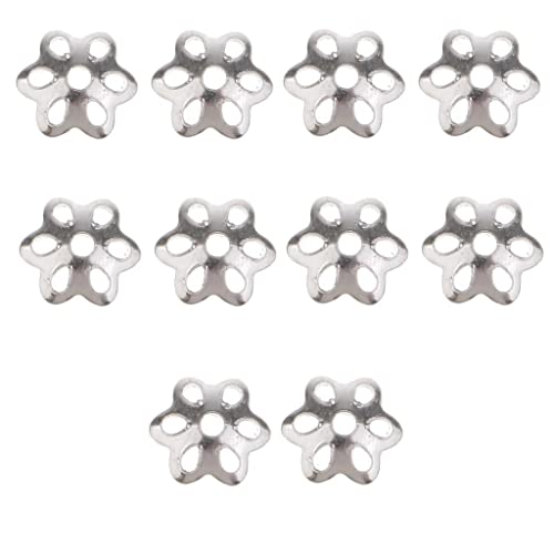 kowaku 10pcs 925 Sterling Silber Perlenkappe Schmuck Finden für Perlen 4mm kowaku 10pcs 925 Sterling Silber Perlenkappe Schmuck Finden für Perlen 4mm von kowaku