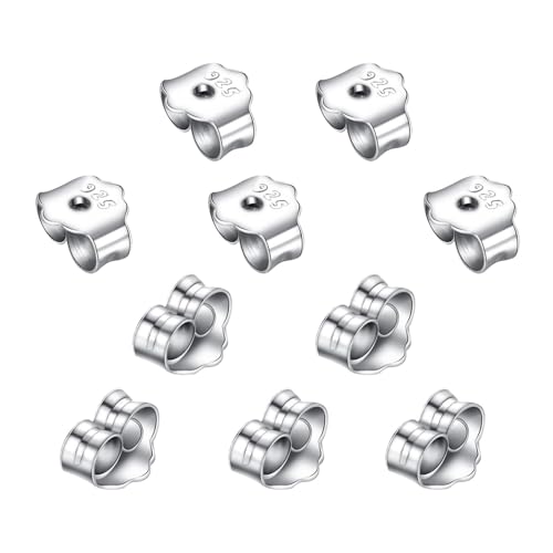 kowaku 10pcs Sperren Ohrringrücken Ohrring -Stopper Schmuck Making Kit für Mädchengeschenke kowaku 10pcs Sperren Ohrringrücken Ohrring -Stopper Schmuck Making Kit für Mädchengeschenke von kowaku