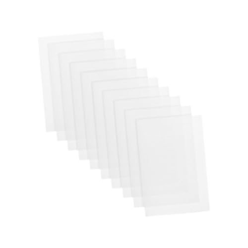 kowaku 10x Augennetze für Therian-Maske, PVC-Augennetze, wasserdicht, bedruckbar, bedruckbare Netze, Netzblätter für Requisiten, Kostümkleidung, Weiß von kowaku