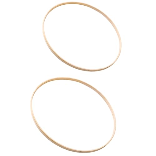 kowaku 2Pcs Bambus Floral Hoops Dreamcatcher Hoops Bambus Kreise für Hochzeit Kranz Decor von kowaku