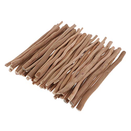 kowaku 50 Stück Treibholz Rinde Holzstücke Sticks Stangen für Kunsthandwerk Rustikale Hochzeitsdekoration - 20 cm von kowaku